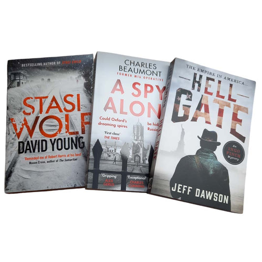 3x Crime & Espionage Thrillers