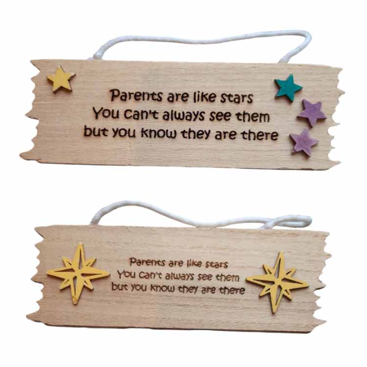 Parents Are Like Stars  . . .  sign