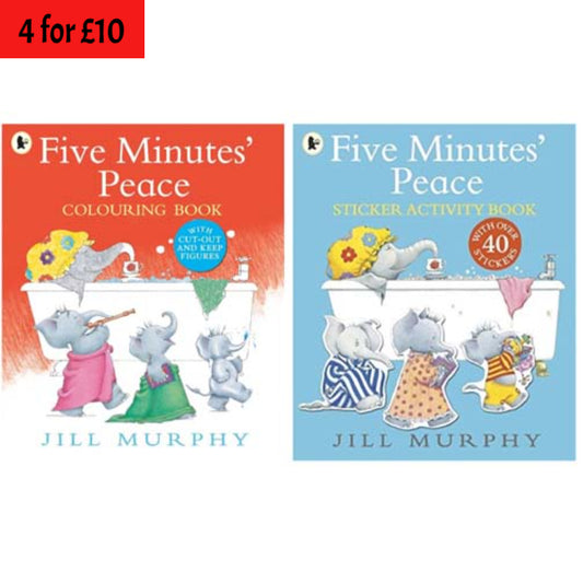 5 Minutes Peace Colouring Book & Sticker Book