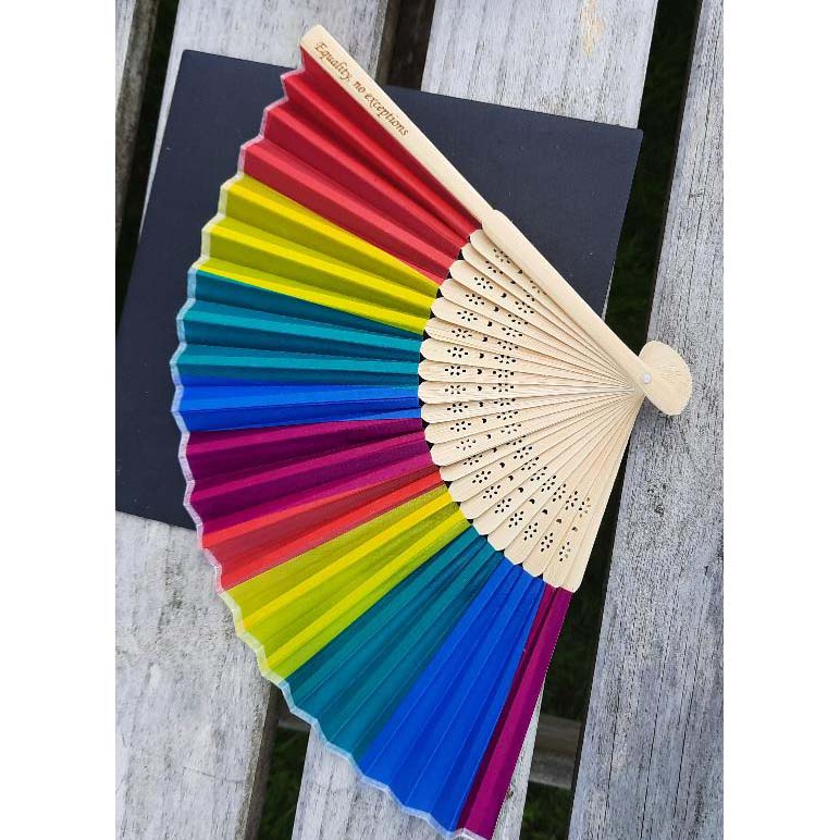 Rainbow Etched Fans