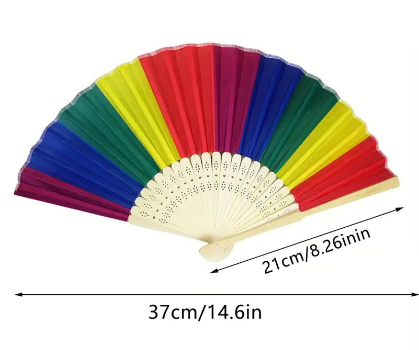 Rainbow Etched Fans