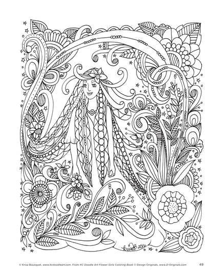 KC Doodle Art Colouring Books