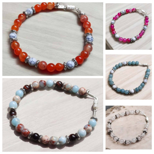 Stone Beaded Bracelets