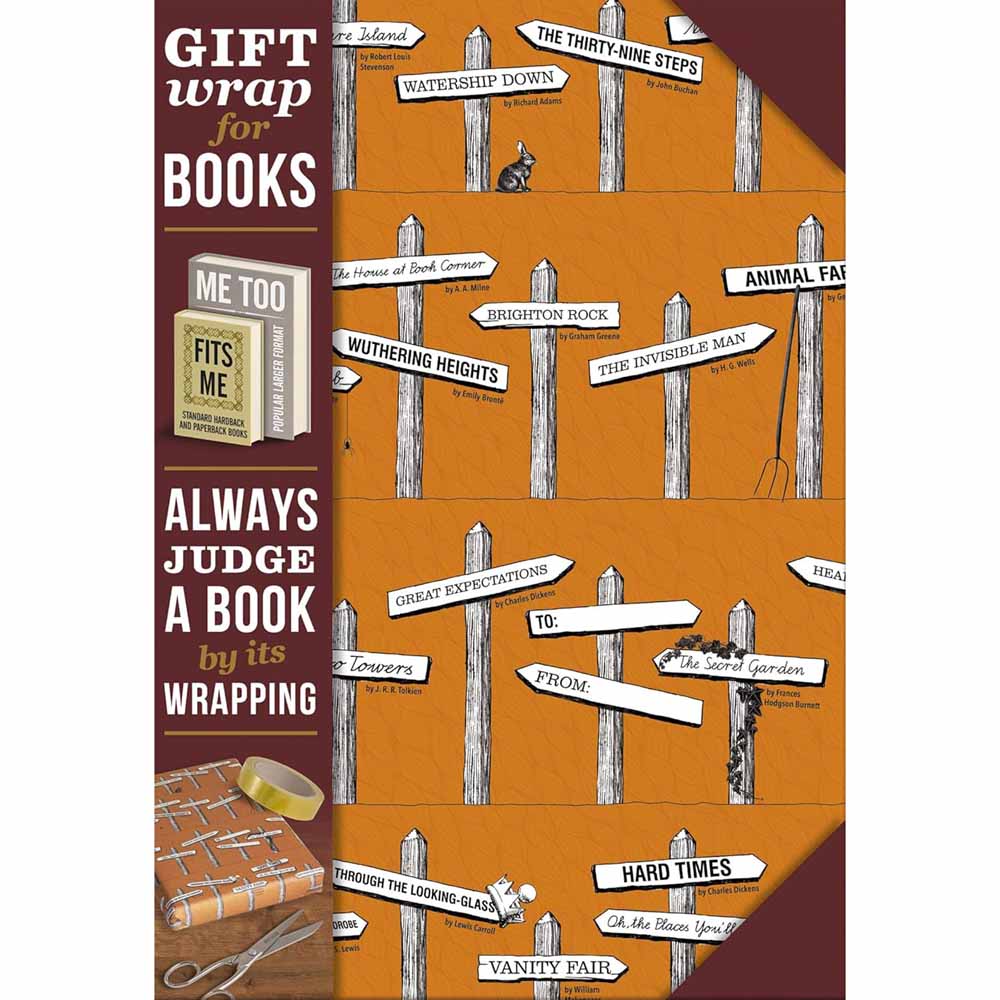 Gift Wrap for Books (5 sheets)