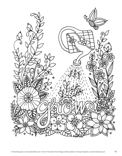 KC Doodle Art Colouring Books