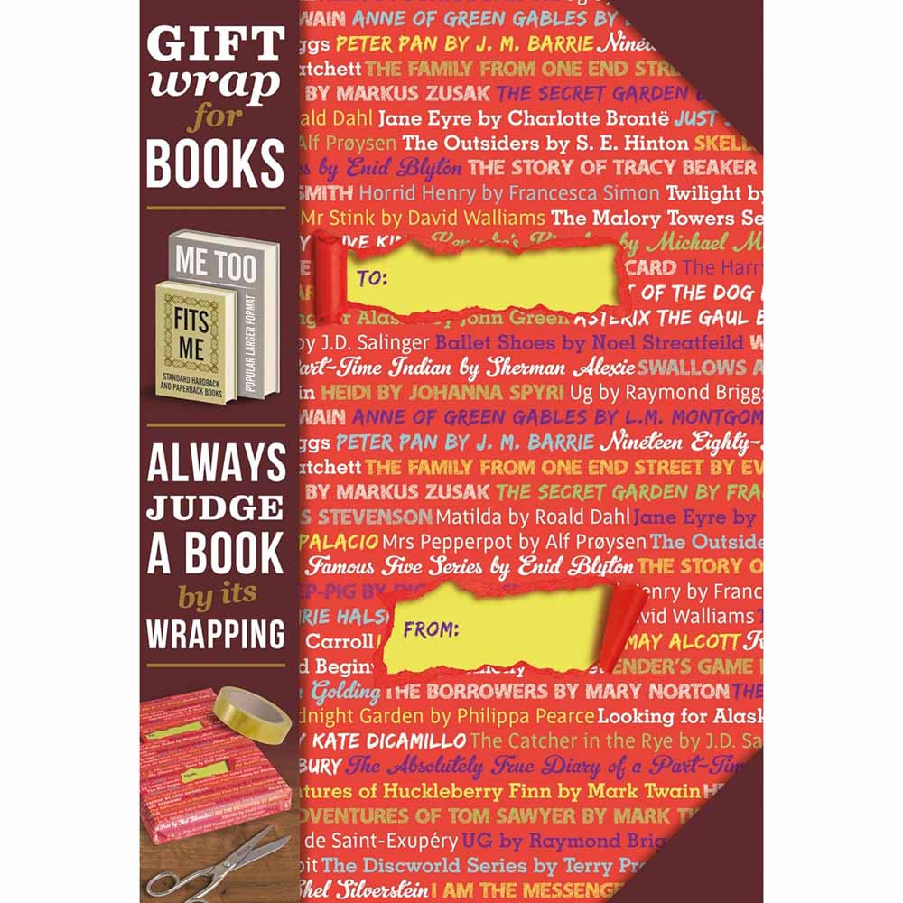 Gift Wrap for Books (5 sheets)