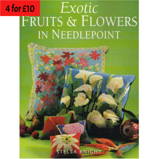 Exotic Fruits & Flowers in Needlepoint