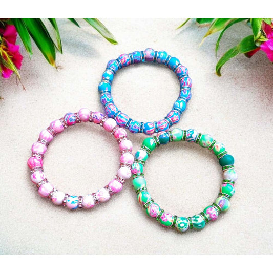 Vivid Polymer Clay Bracelets