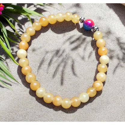 6mm Stone/Quartz Beaded Bracelets