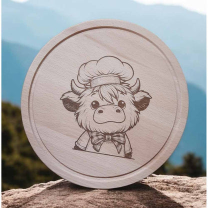 Highland Cow Chopping / Serving Board