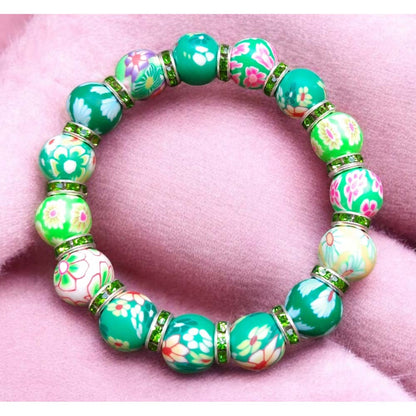 Vivid Polymer Clay Bracelets