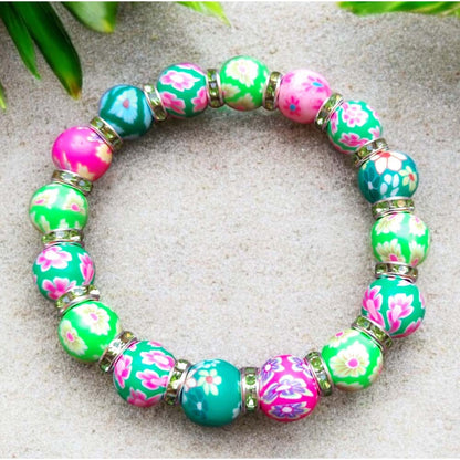 Vivid Polymer Clay Bracelets