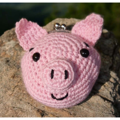 Crochet Pig Purse