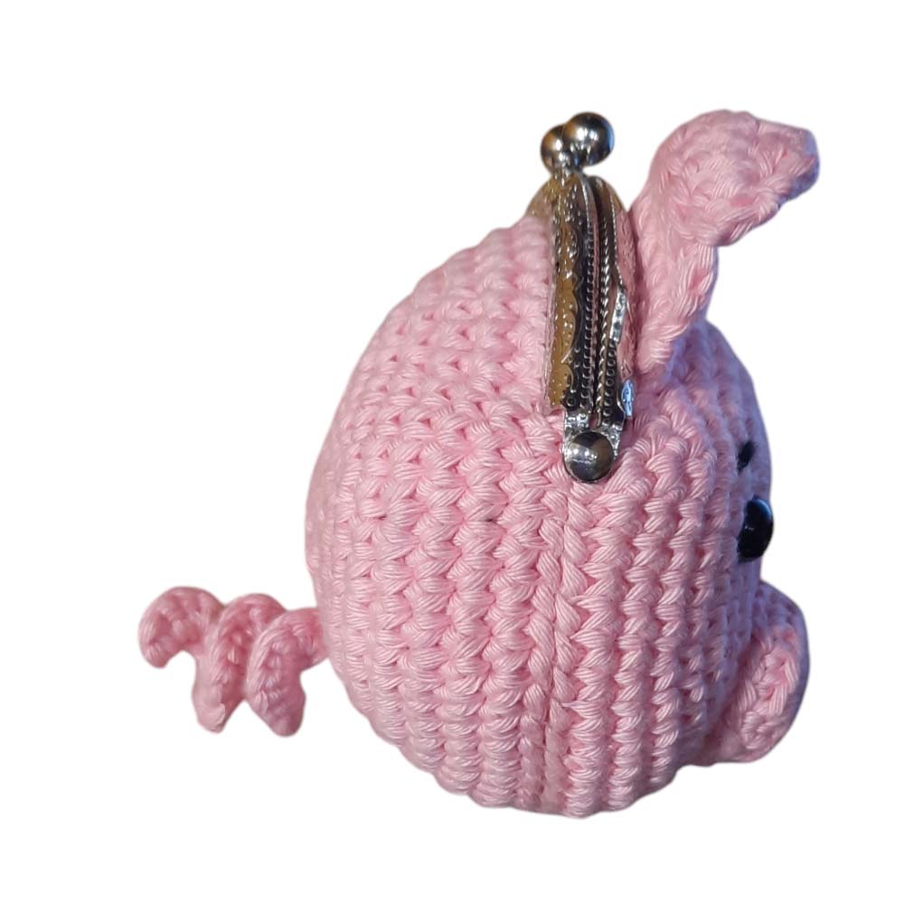 Crochet Pig Purse