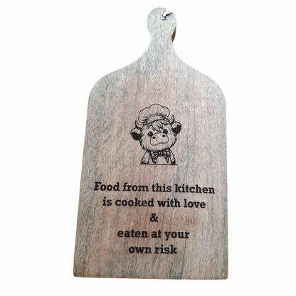 Mini Chopping Board / Kitchen Sign