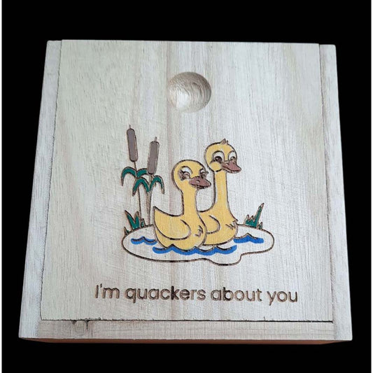 I'm Quackers About You Box & Ornament