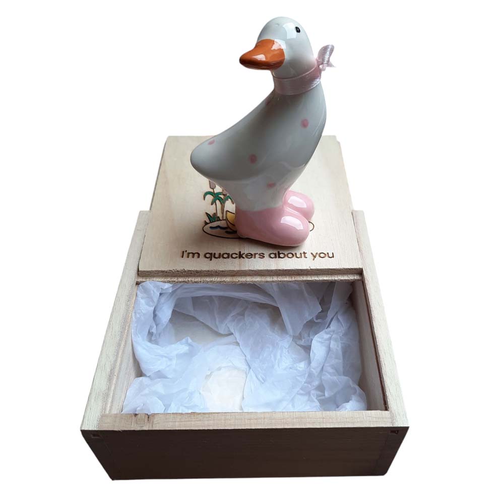 I'm Quackers About You Box & Ornament