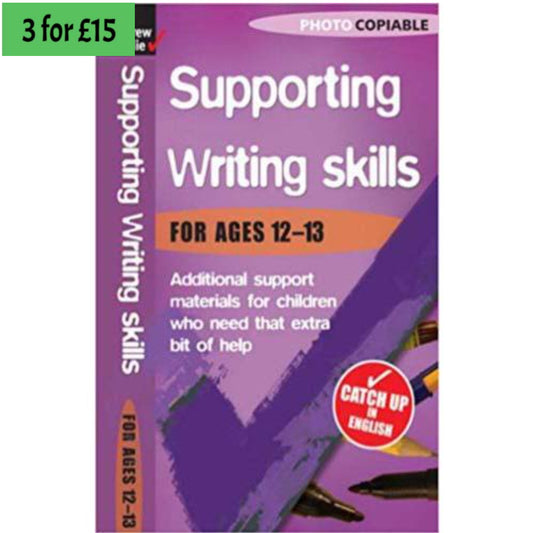 Supporting Writing Skills  (For Ages 12-13)