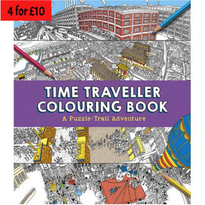 Time Traveller Colouring Book