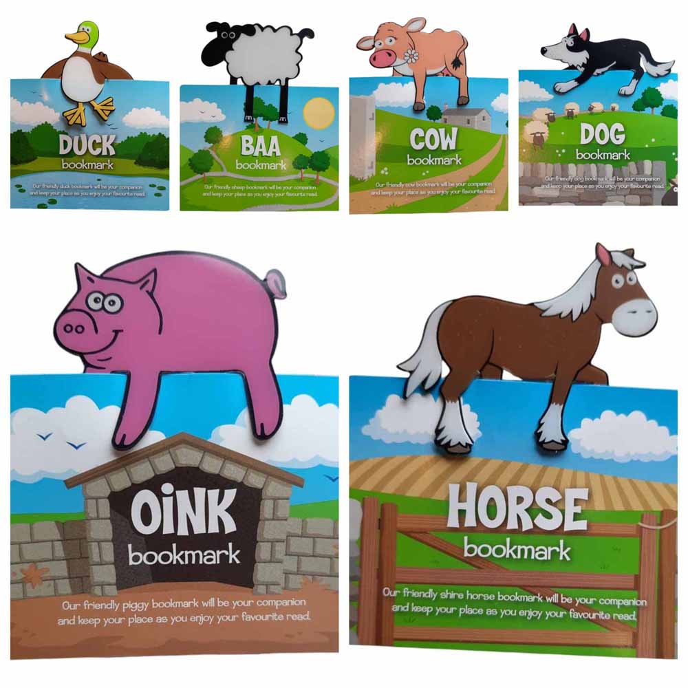 Farm Animal Bookmarks