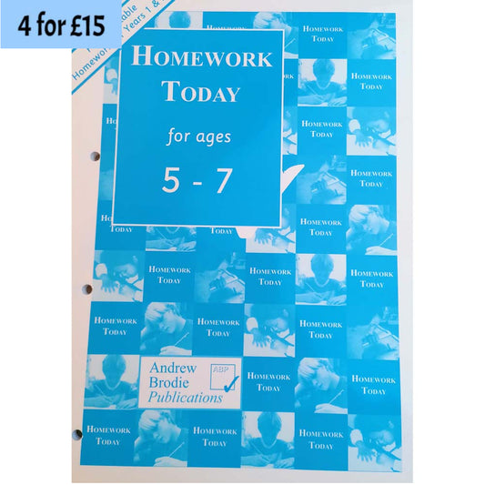 Homework Today  Ages 5-7