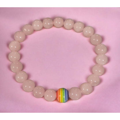 'A Little Pride' natural stone bracelets