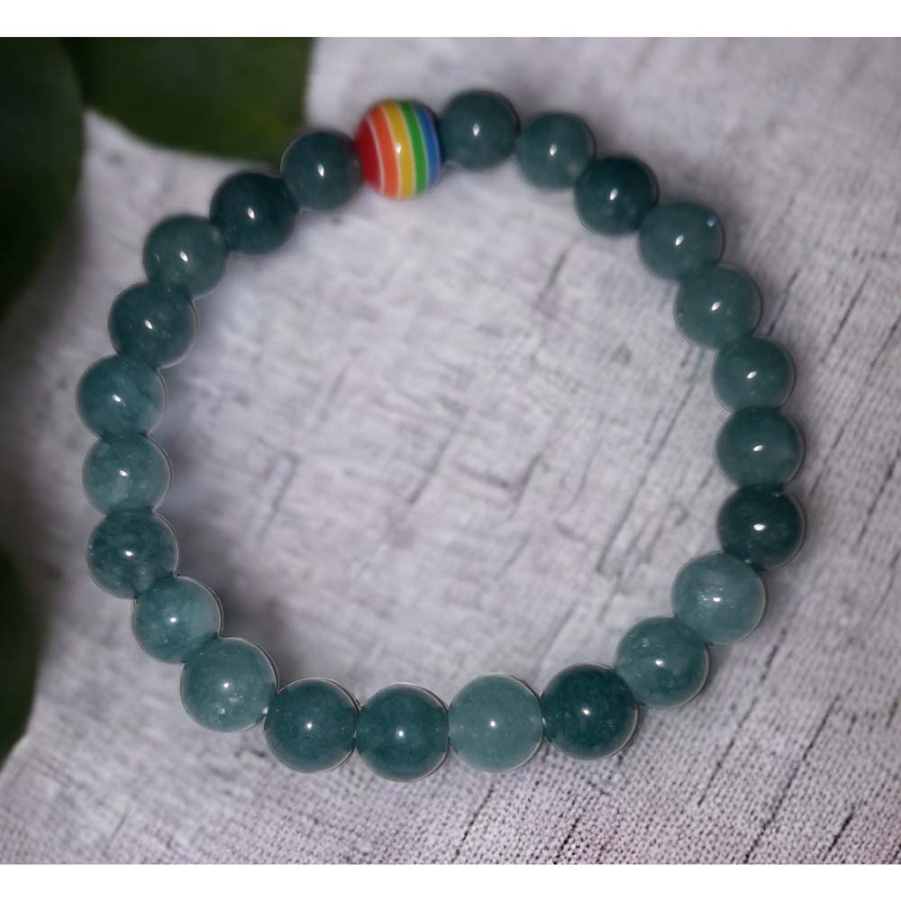 'A Little Pride' natural stone bracelets