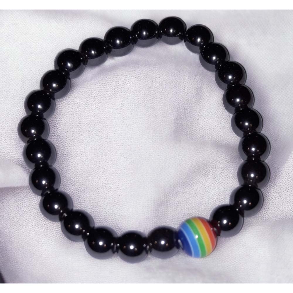 'A Little Pride' natural stone bracelets