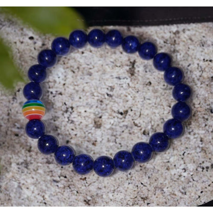 'A Little Pride' natural stone bracelets