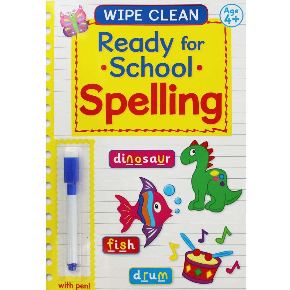 Early Learning Wipe Clean Books + Pen