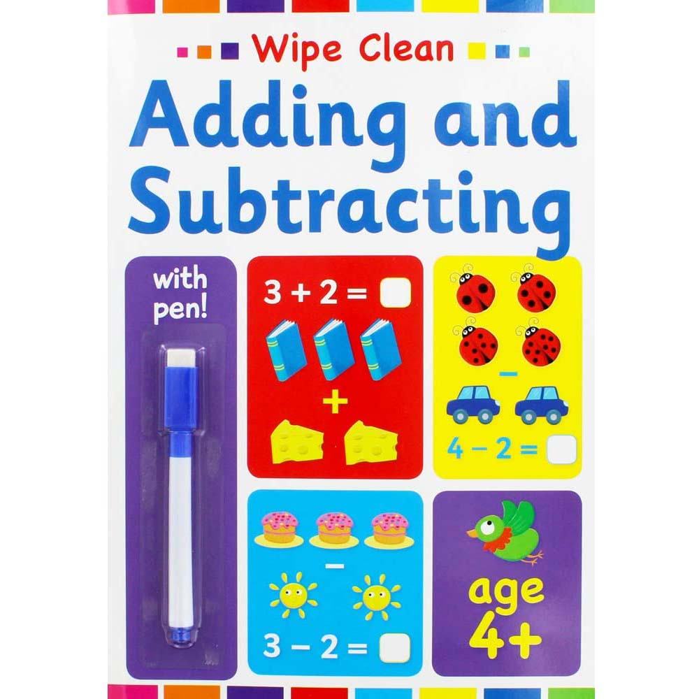 Early Learning Wipe Clean Books + Pen