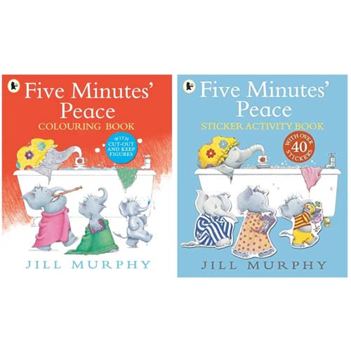 5 Minutes Peace Colouring Book & Sticker Book