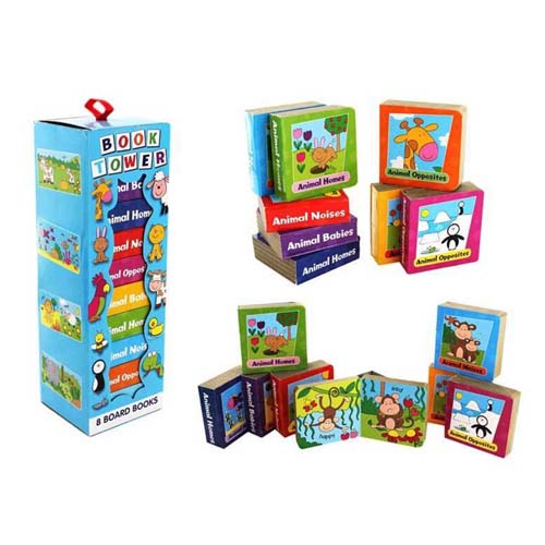 Book Tower  -  8 Board Books