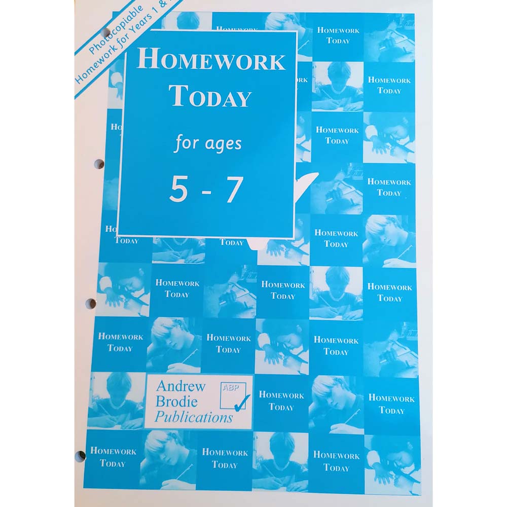 Homework Today  Ages 5-7